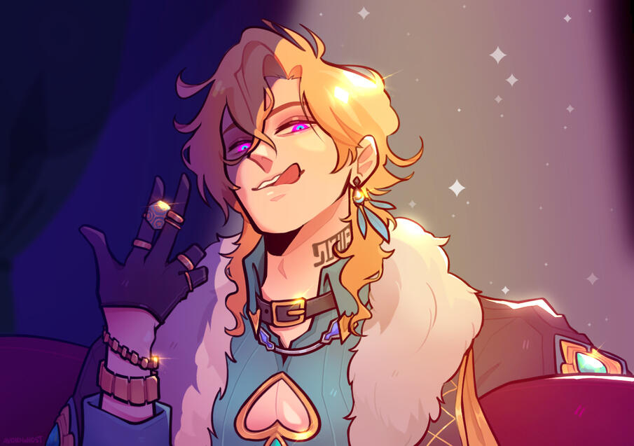 Birthday Present for a friend of their favorite character, Aventurine from Honkai Star Rail