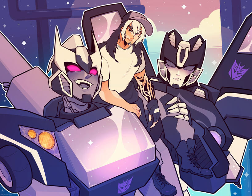 Art Trade with Starheavenly of their OCs