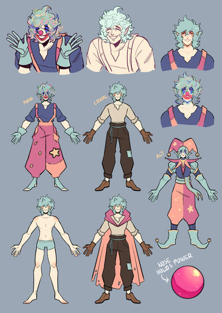 Reference Sheet for my DnD OC, Confetti
