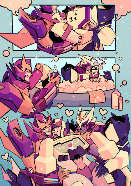 Dratchrod Illustration for "Doctor, I Love You!" a Ratchet appreciation zine