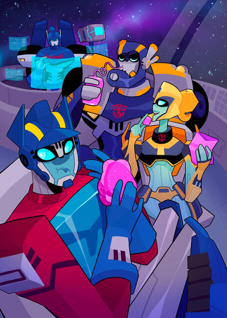 Illustration for the "Transformers Zine"