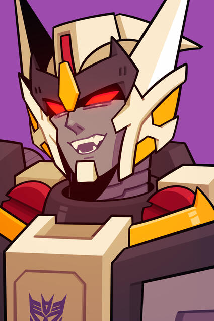 Deadlock Postcard Illustration for "Guns and Swords: A Drift/Deadlock Zine"