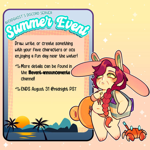 Summer Event Banner featuring Rosie