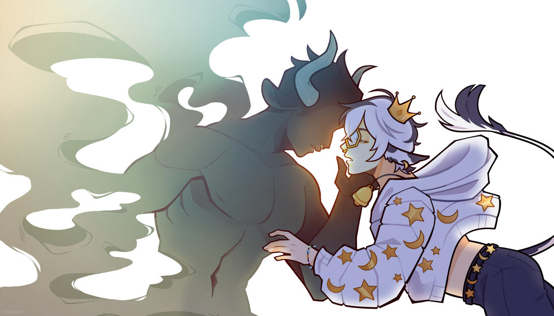 Art for Singing Cover for [PrinceMooskie]( https://www.twitch.tv/princemooskie )