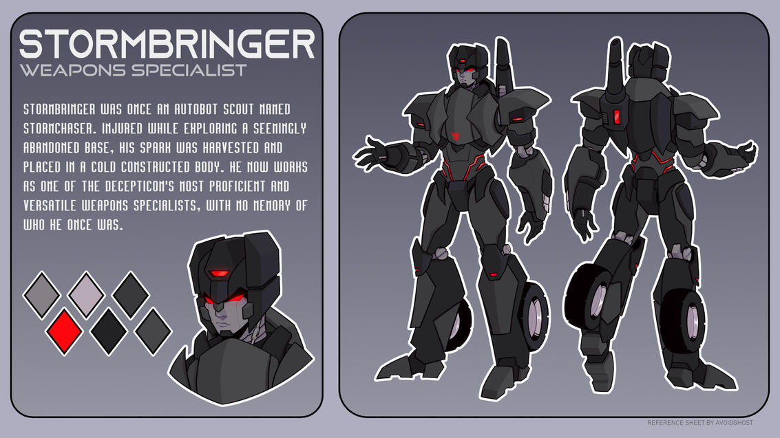 Transformers OC Reference Sheet (Custom Design)