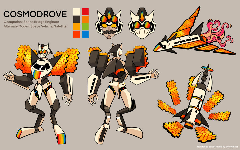 Transformers OC Reference Sheet (Custom Design)