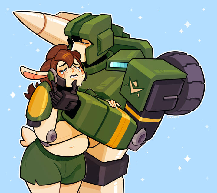 G1 Hound x Transformers OC Half-Body Character Illustration Commission