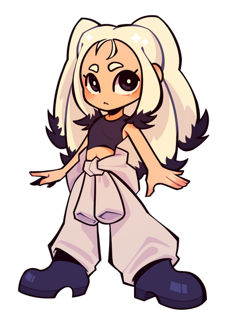 OC Chibi Christmas present for fangedteef