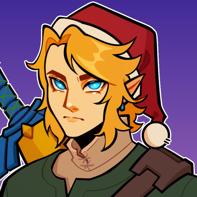 Link(Twilight Princess) Holiday Icon Commission