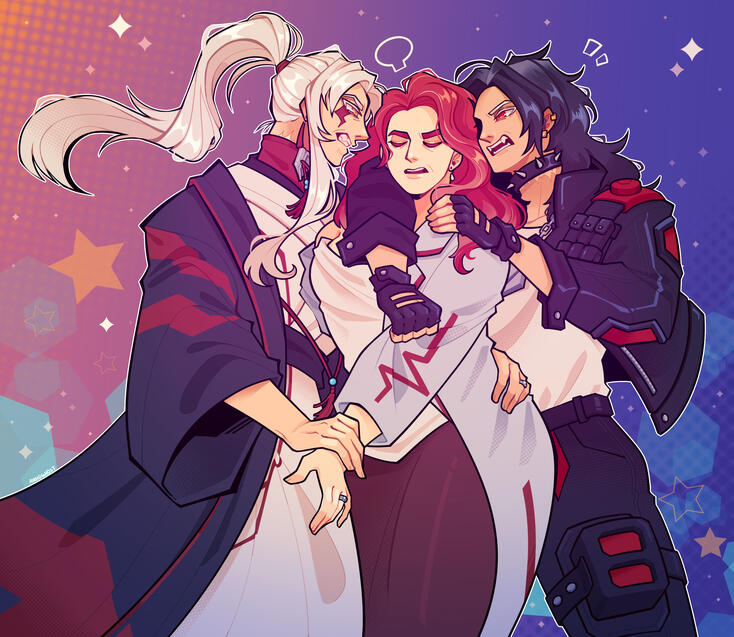 Humanformers Half Body Character Illustration