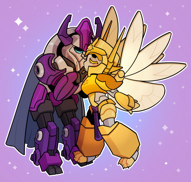 TFOne Alpha Trion x Transformers OC Chibi Commission