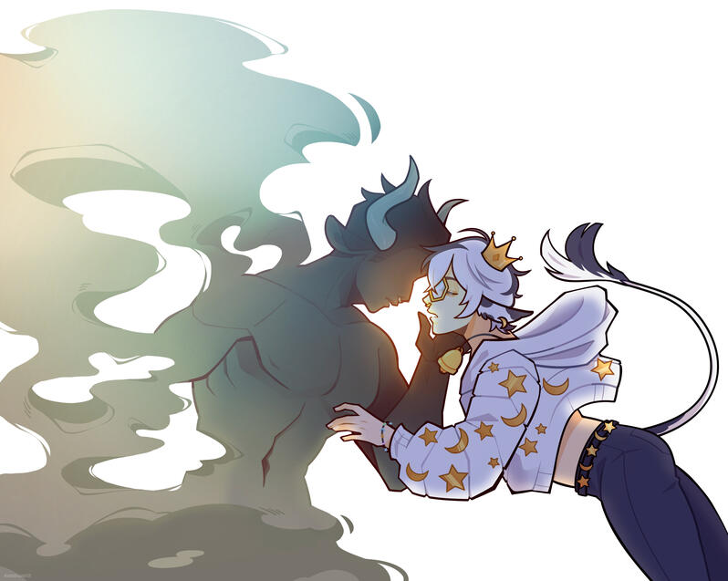 Vtuber Character Illustration Commission for a Singing Cover