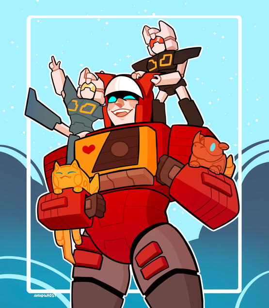 Blaster and Cassettes Art Trade