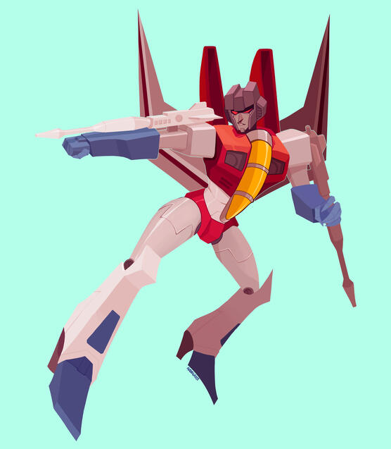 Starscream Paint Practice