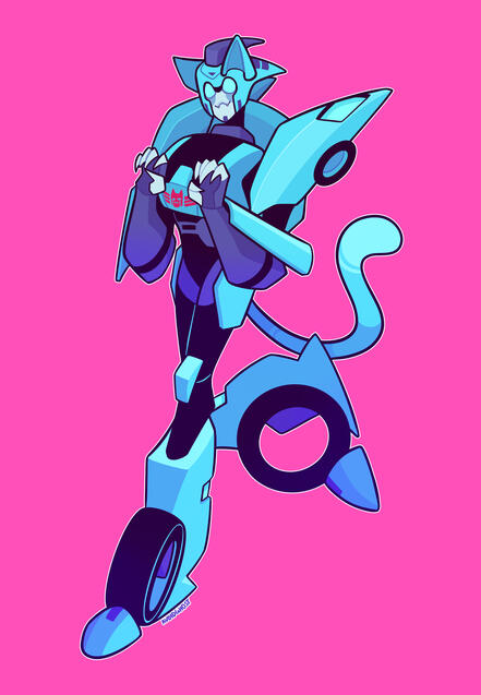 Kitty TFA Blurr Art Trade