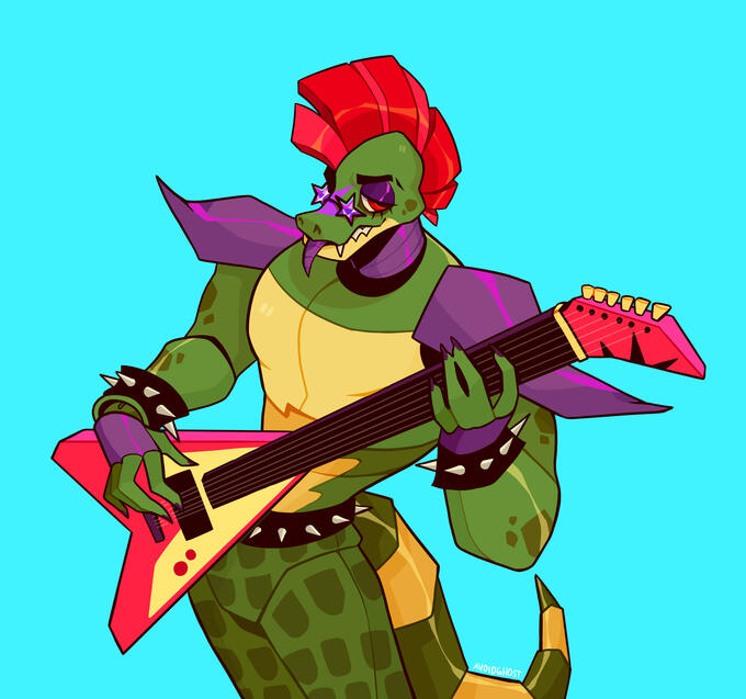 Monty Gator from FNAF Security Breach